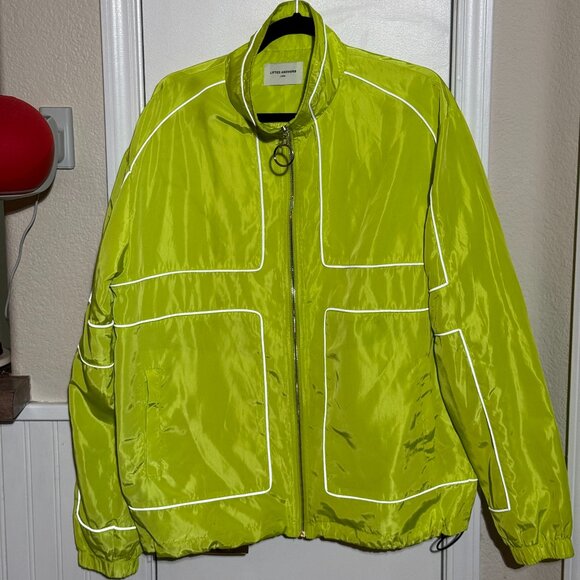 Neon Flourescent Mens Jacket - Size Large - Picture 1 of 2
